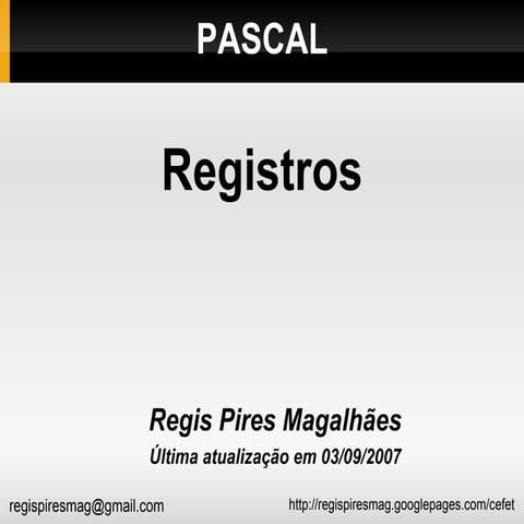 Pascal Registros