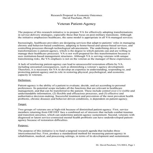 Veteran Patient Agency 