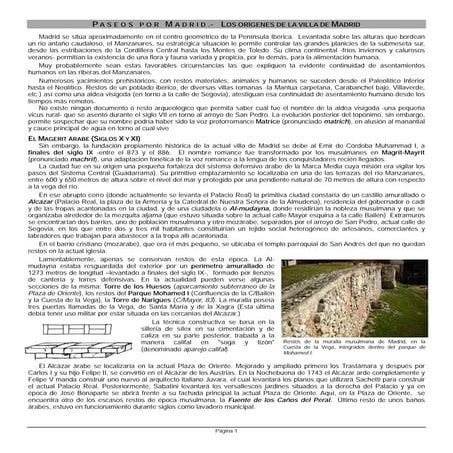 Paseos  por madrid (I)