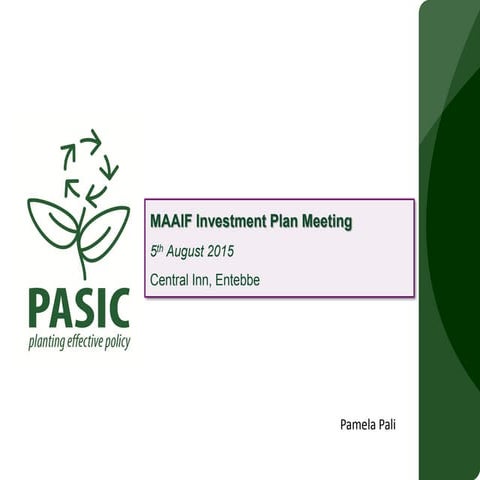 PASIC  progress report -Pamela Pali.