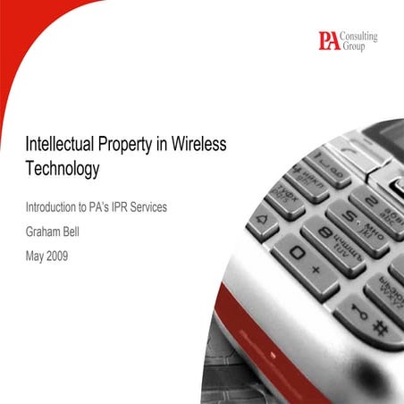 PA\'s IPR Services In Wireless Technology - May 2009