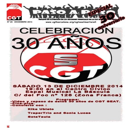 Paso a paso diciembre 2014 especial 30 aniversario 