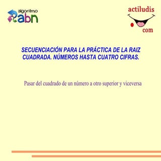 Paso de un cuadrado a otro