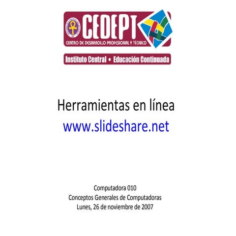 Pasos para utilizar Slideshare