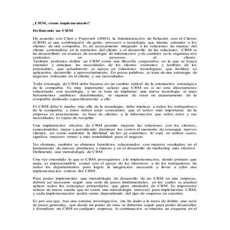 Pasos aplicacion de crm