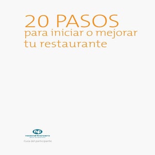 20 Pasos para montar un restaurante