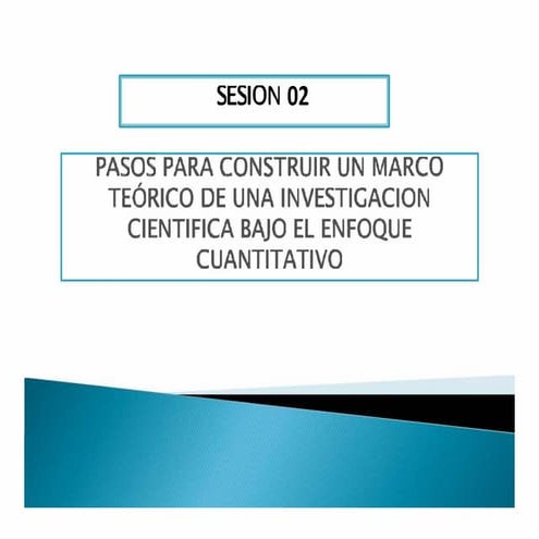 Pasos para construir un marco teorico
