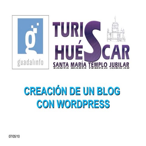 Pasos para crear un blog en word press