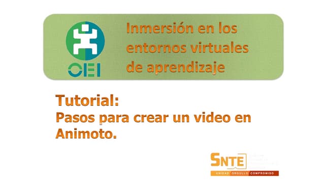 Pasos para crear un Video en Animoto