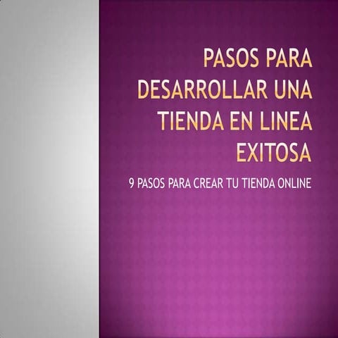 Pasos para desarrollar una tienda en linea exitosa