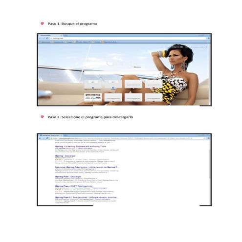 Pasos para descargar ispringfree