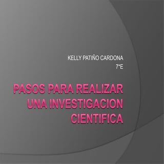 Pasos para realizar una investigaci...