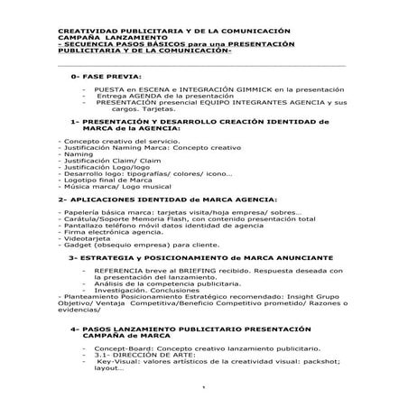 Pasos presentaci creatividad 2013 