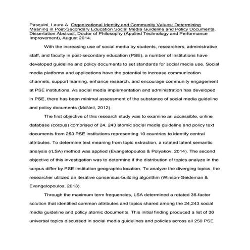 My Dissertation Title and Abstract