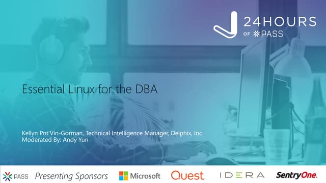 24HOP Introduction to Linux for SQL Server DBAs