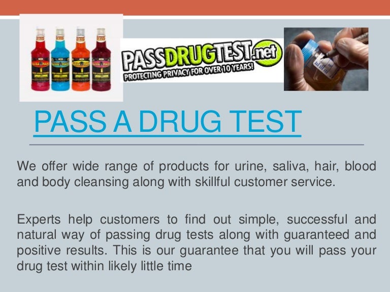 Pass A Drug Test
