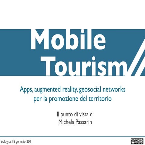 I nuovi servizi mobile per i turisti