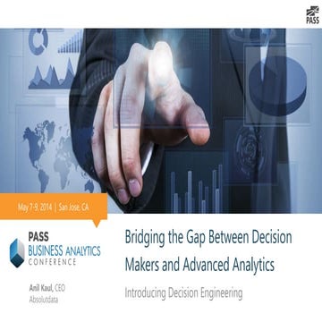 Decision Engineering Pass conference presentation 2014