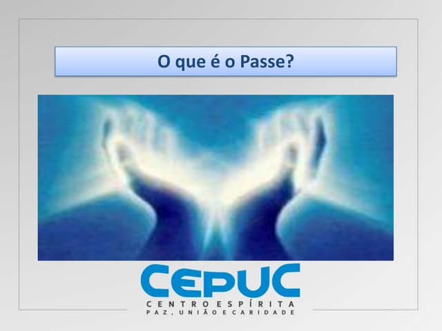 Entendendo o Passe e a Fluidoterapia