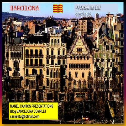 BARCELONA 44 MONUMENTAL - PASEO DE GRACIA