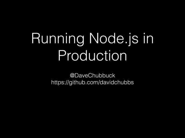 Running Node.js in Production using Passenger