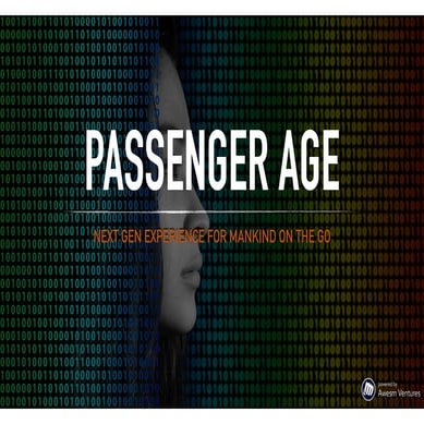 Passenger Age: Next-gen Mobility by Tommaso Di Bartolo   