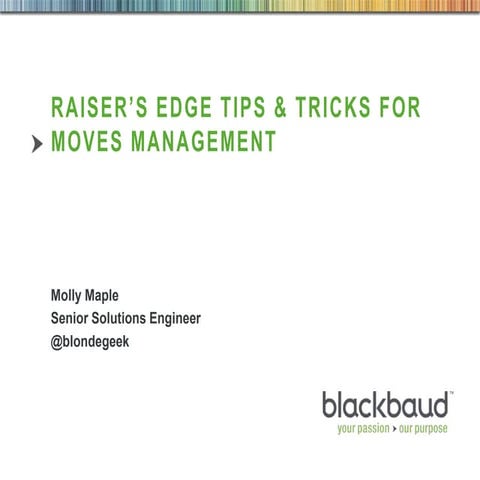 Moves Management in The Raiser's Edge