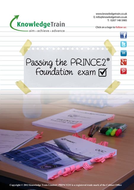 PRINCE2-Foundation Online Praxisprüfung