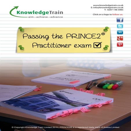 Learn the SECRETS to passing your PRINCE2 Practitiner exam with flying colours! 