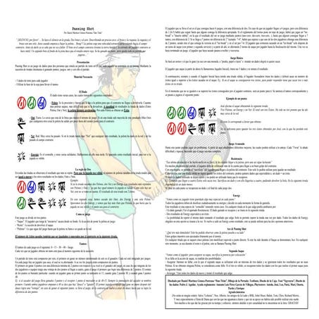 Passing shot (Reglas) - Juego de mesa