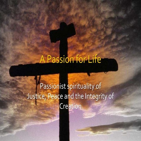Passionist jpic spirituality