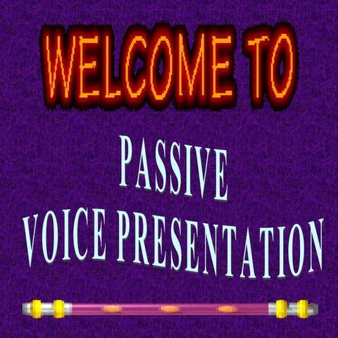 Passive Voice