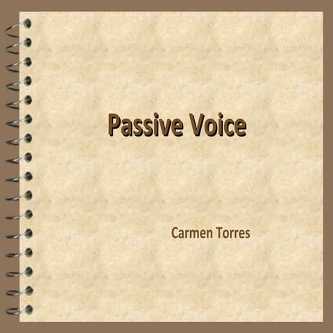 Passive Voice