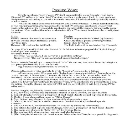 Passive voice-1st-3rd-person