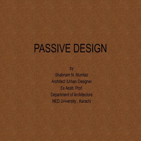 PASSIVE DESIGN  building  design .part.pptx
