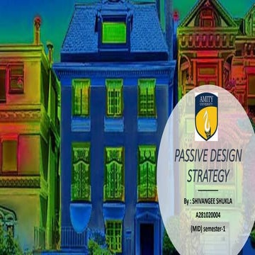 Passive design strategy