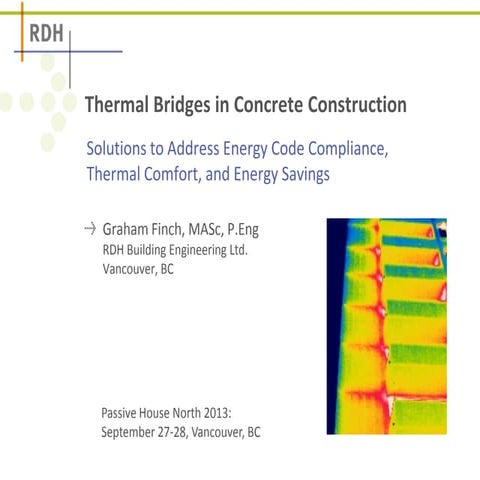 Optimizing Concrete Thermal Bridges - Balcony and Slab Edge Thermal Breaks