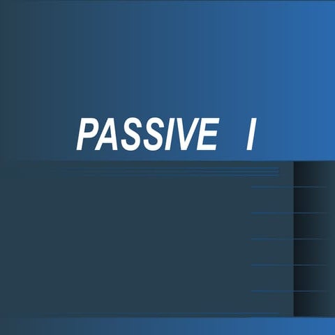 Passive Voice 