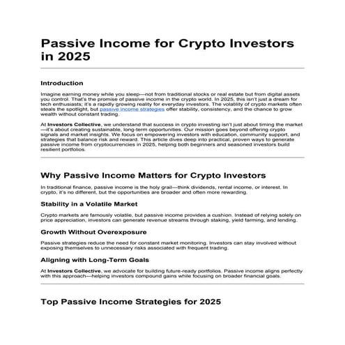 Passive Income for Crypto Investors in 2025.docx