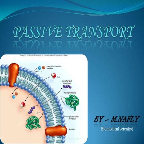 Passive transport