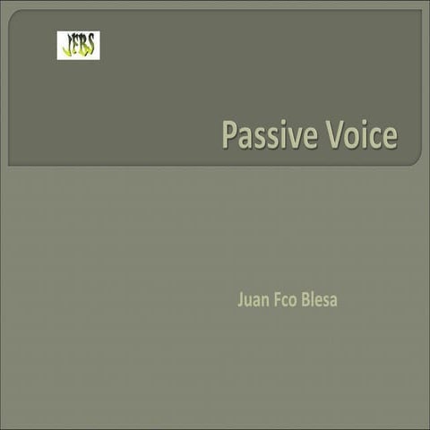 Passive voice