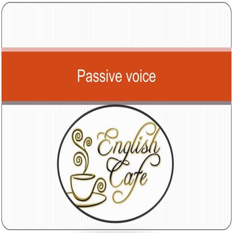 Belajar Passive Voice English