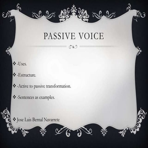 Passive voice