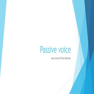 Passive voice