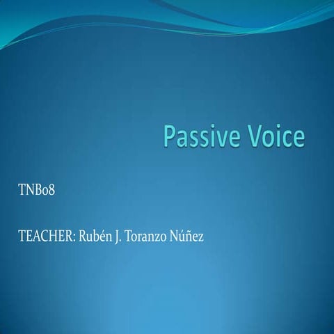 Passive Voice