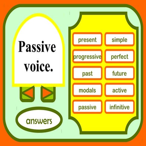 Passive voice game