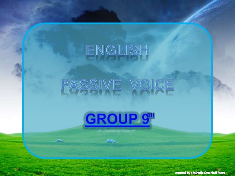 Passive Voice Presentation