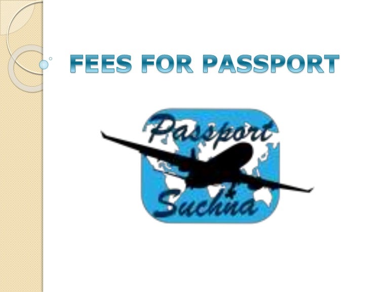Passport fees in india