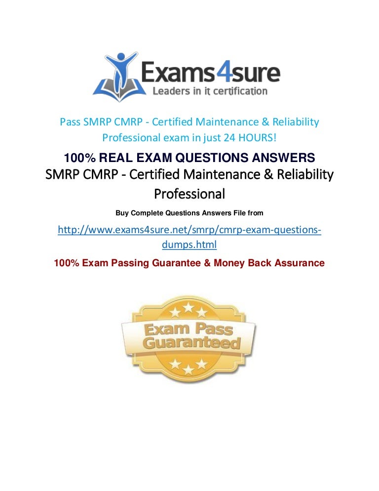 CMRP PDF Demo