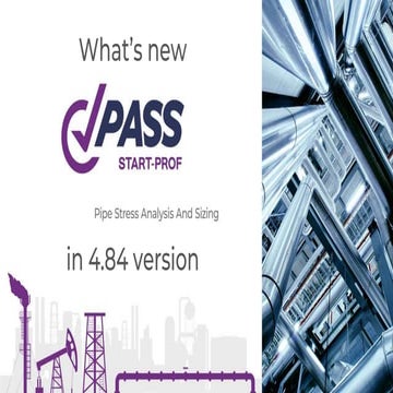 PASS/START-PROF What's new in 4.84 version